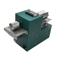 Double Head Leather Strip Belt Strap Slitting Cutting Machine with Edge Folding