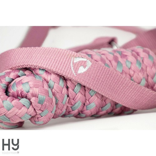 Collar de cabeza y cuerda de plomo Synergy de Hy Equestrian - herrajes plateados - ajustables - Imagen 20 de 33
