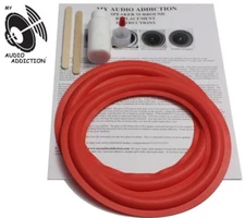 RED FOAM SURROUND REPAIR KIT FOR CERWIN VEGA 8 " 