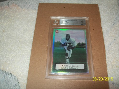 1999 Collector's Edge Odyssey Old School #OS8 Kevin Johnson Beckett Mint 9 - Picture 2 of 4