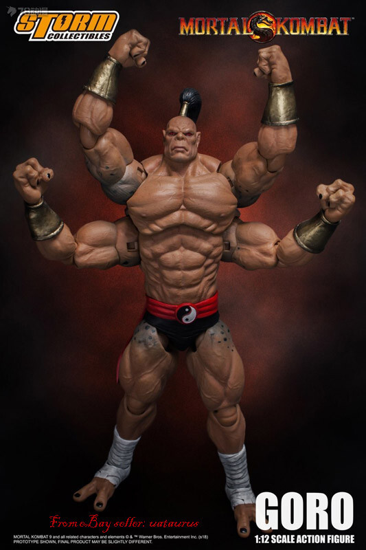 Perfect Storm Toys Mortal Kombat Goro 1/12 In Stock New Action