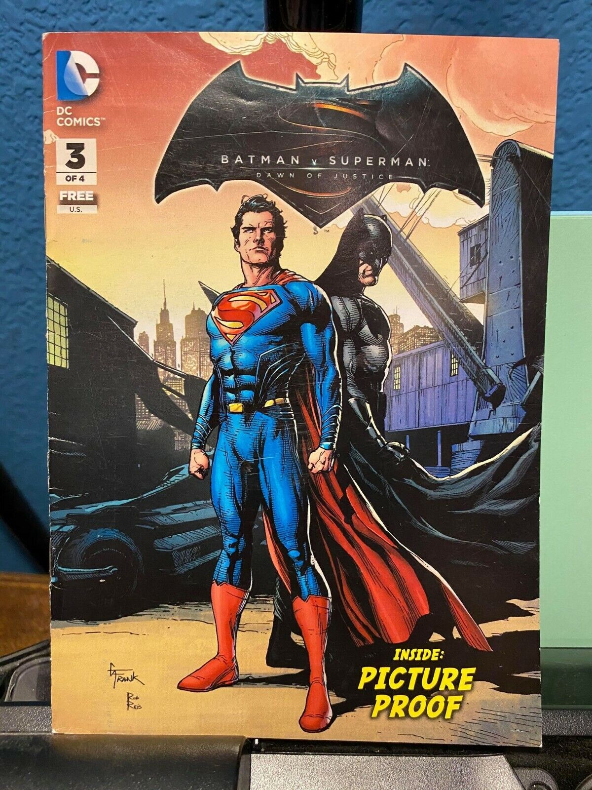 DC Comics BATMAN V SUPERMAN Dawn Of Justice # 3 of 4 Mini Comic book. | eBay