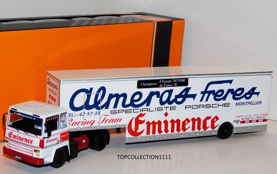 BERLIET TR280 ALMERAS ASSISTANCE RALLY RACING TRANSPORTER IXO TTR026 1/43 - Immagine 2 di 3