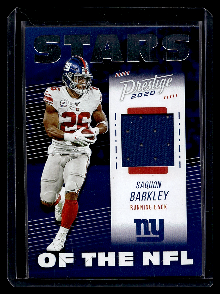 2020 PRESTIGE STARS OF THE NFL JERSEYS #19 SAQUON BARKLEY NEW YORK