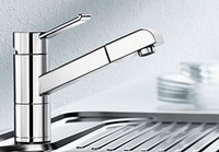 Blanco Zenos S Sink Mixer, Silver, 517818 Blanco Zenos S Sink Mixer, Silver, 517818