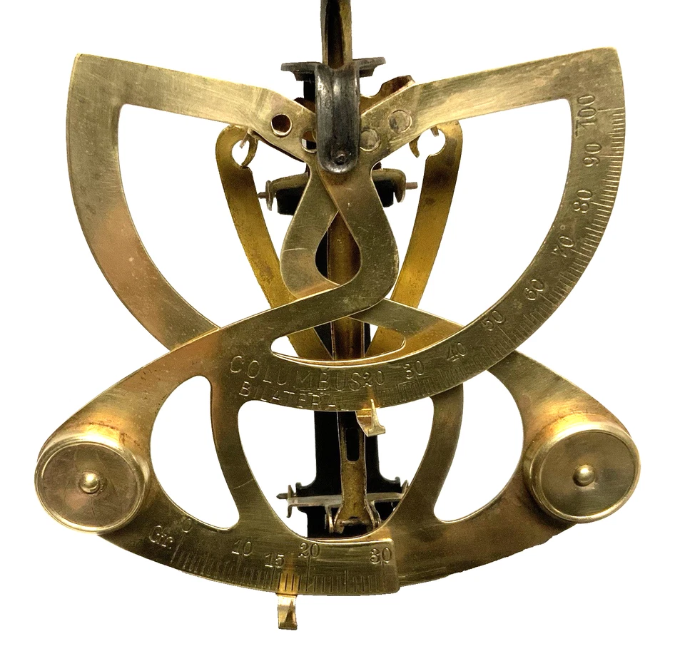 Ancien PESE LETTRES " COLUMBUS " BILATERAL peson balance - Photo 2/4