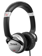 DJ Headphones: Ultra-Portable, 40mm Drivers, 6ft Cable, Closed Back, Silver