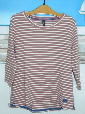 MULTIBLU  Pullover / Shirt  Gr.  42  ,  3/4 Arm  Streifenpulli