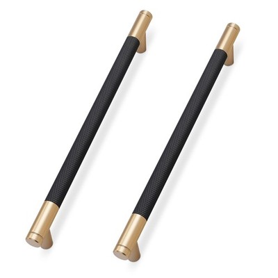 KOMOTIA 10 Pack Matte Black and 6-1/4 in Hole Center, Champagne 