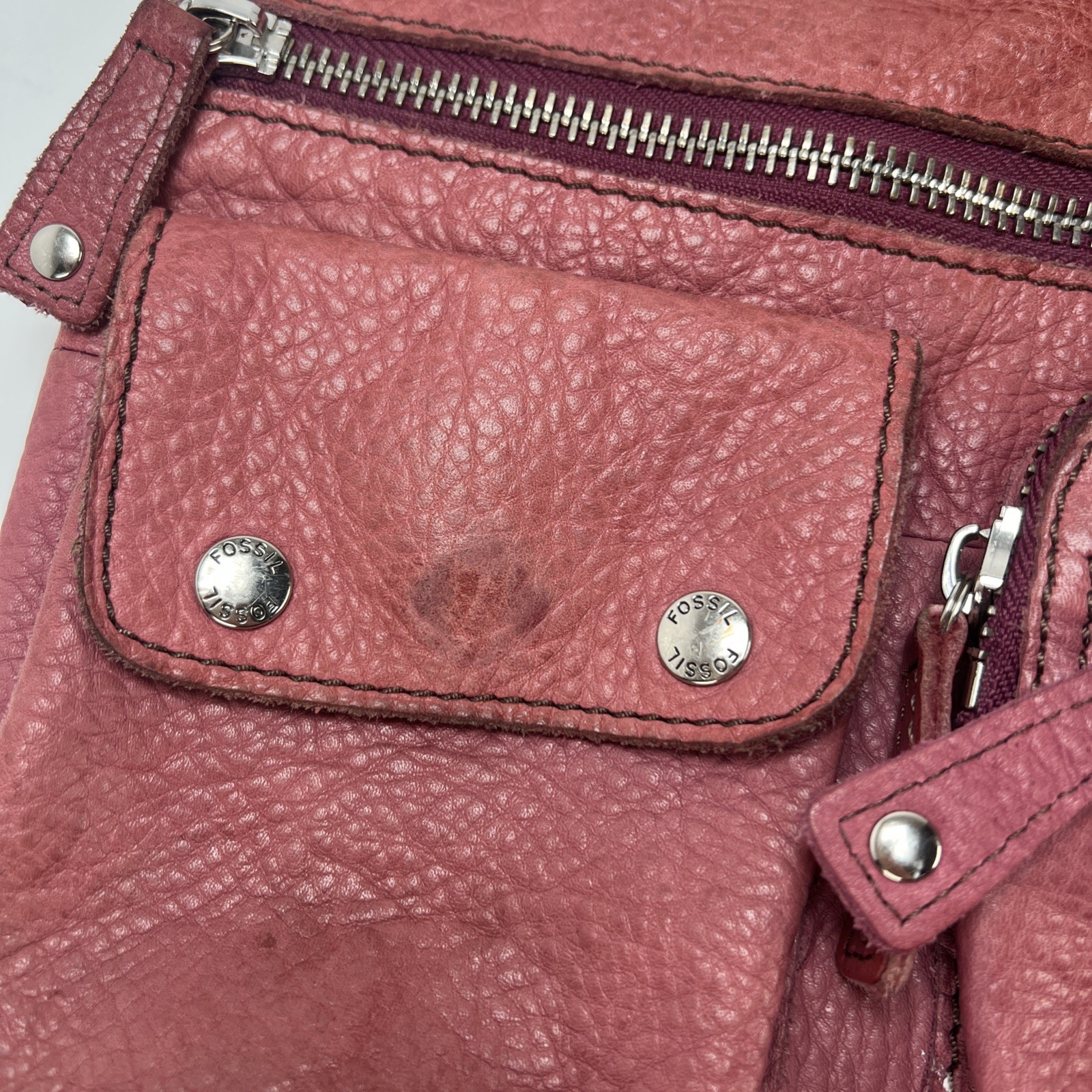 Fossil Sutter MultiPocket Messenger Bag Crossbody… - image 6