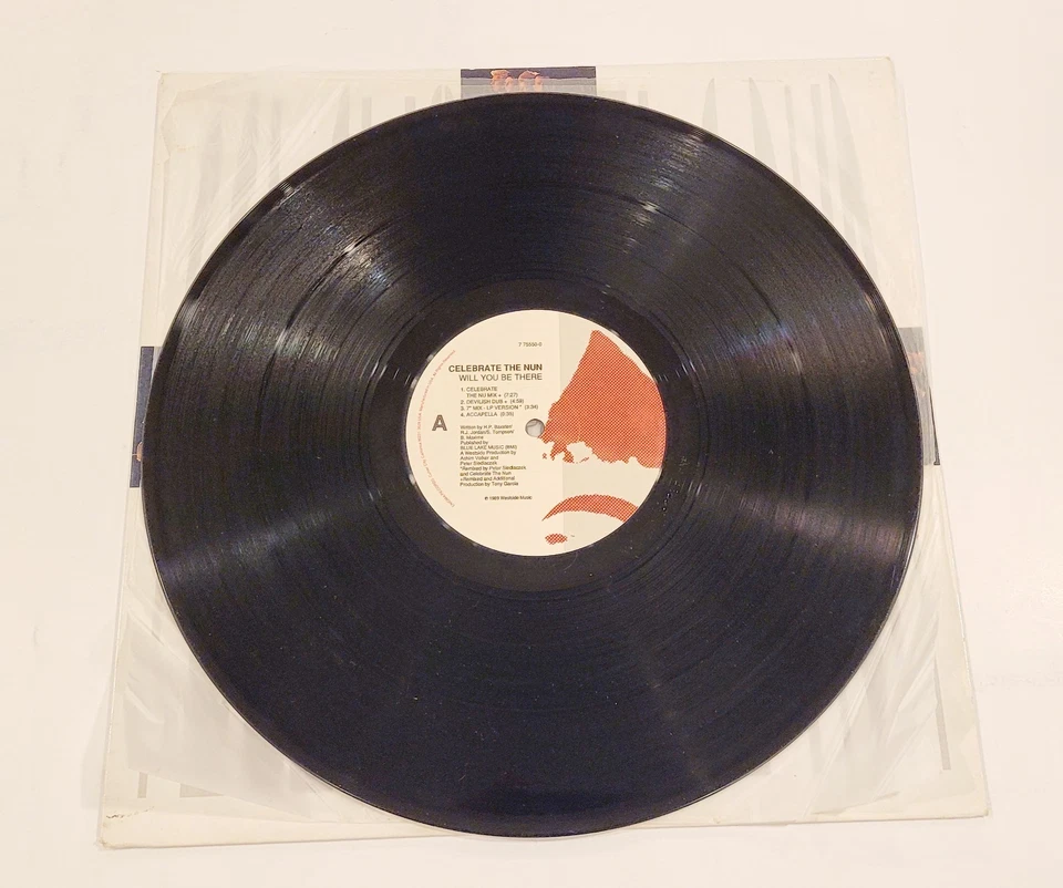 Celebrate The Nun – Will You Be There - LP-Vinyl- 1989 Enigma 12”- free shipping - Image 4 of 4