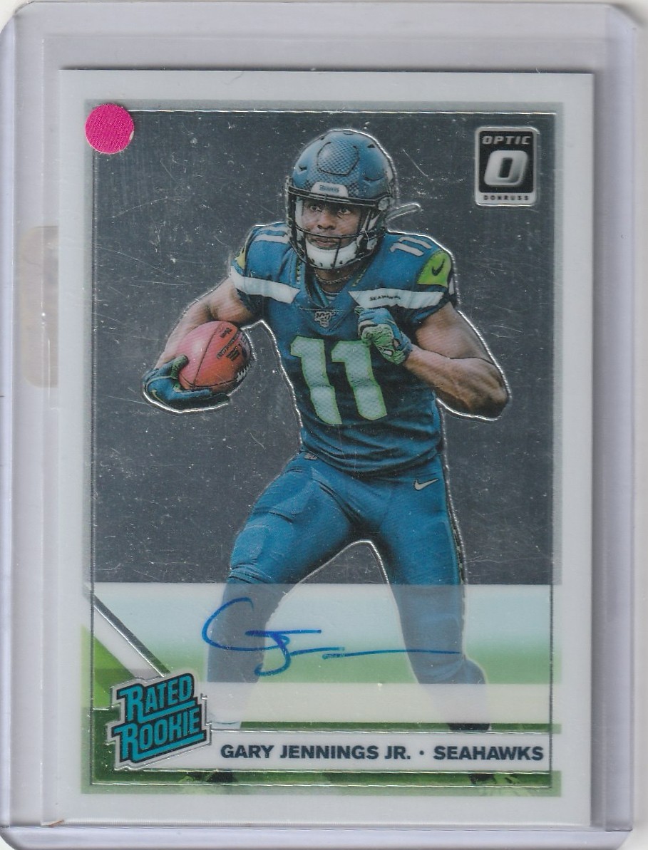 Gary Jennings Jr Panini Donruss Optic #184 Autograph