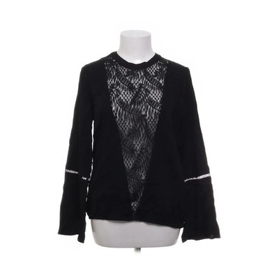 Eksept, Bluse, Größe: M, IZZY BLOUSE EKS GOLD, Schwarz, Polyester/Viskose #QEZ