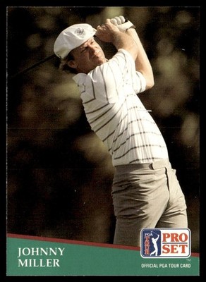 1991 Pro Set PGA Tour Johnny Miller #268
