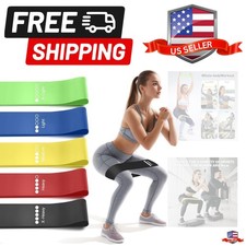 Latex Elastic Band for Working Out, Resistance Band for Yoga, Pilates, Versat...