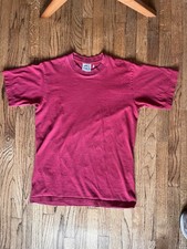Pro Club Super Heavyweight Cotton Tee Shirt Red Size M