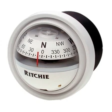 Ritchie V-57W.2 Explorer Compass - Dash Mount - White V-57W.2 UPC 010342160621