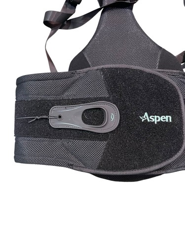 Aspen Horizon 456 TLSO Back Brace One Size Adjustable Spine Support Belt Black - Picture 3 of 11