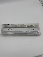 IKEA UTRUSTA LED Countertop White Light w/Power Supply 15" Aluminum 402.795.90