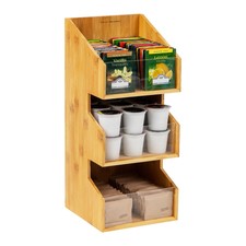 Coffee Condiment Station, Countertop Organize...
