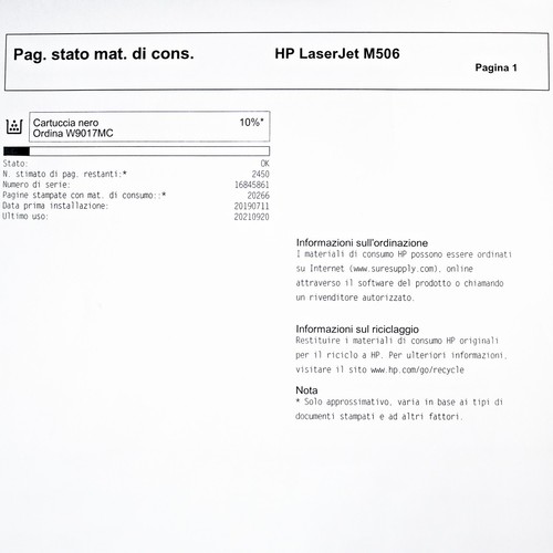 HP LaserJet M506xm Managed Laser Printer F2A67A With Ethernet LAN USB - Picture 6 of 6