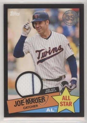 2020 Topps 1985 Baseball All-Stars Relics Black /199 Joe Mauer #85ASR-JM HOF qf8