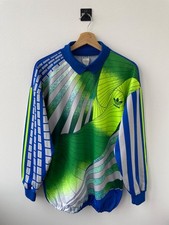 CAMISETA ADIDAS PORTERO VINTAGE AÑOS 90 MAILLOT MAILLOT hecha en ITALIA talla M