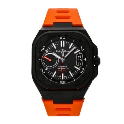 Bell & Ross BR-X5 Carbon Orange Limited Edition Orange Watch BRX5R-BO-TC/SRB