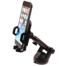 Car Mount Dash Windshield Holder Telescopic Cradle Swivel Dock for Smart Phones