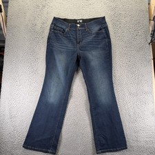Terra & Sky Jeans Womens 16W Blue Cotton Deni...