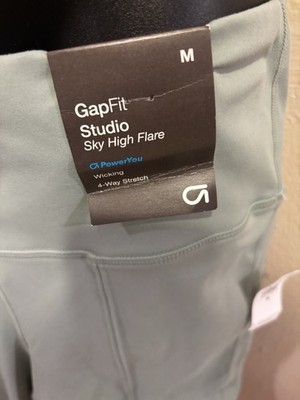 Gap Fit Women's Sky High Flares With Slit Legs In Light Blue Size Medium NWT
