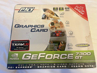 PNY NVIDIA GeForce 7300 GT VCG7300GXPB 256 MB DDR2 PCI Express x16 Video Card