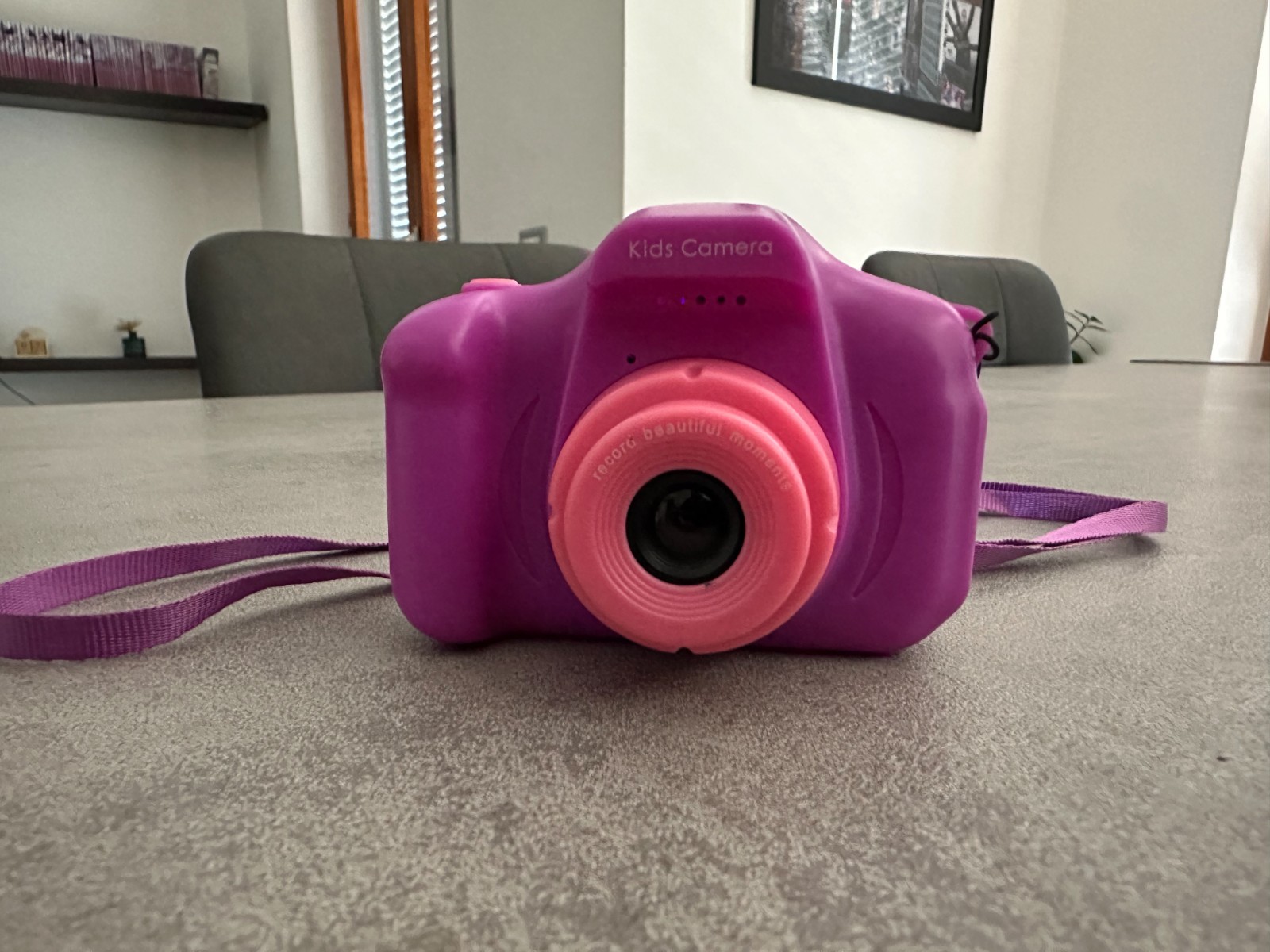 Kids Camera fotocamera digitale bambini rosa + microSD 32GB cavo USB