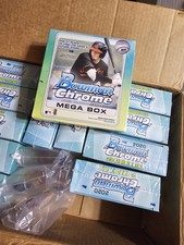 2020 Bowman Chrome Baseball Mega Box Exclusive Brand New Sealed Full Case 12 Box