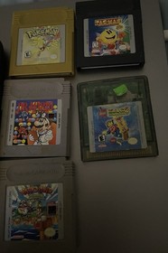 Nintendo Game Boy Color Console with Pok&eacute;mon Gold, Pac-Man, Mario, LEGO Games