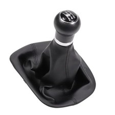 Manual Gear Shift Knob With Leather Shift Boot Assembly For Vw Passat 5 Speed