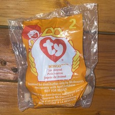 TY MCDONALDS TEENIE BEANIE BABY #2 Bongo the Monkey 