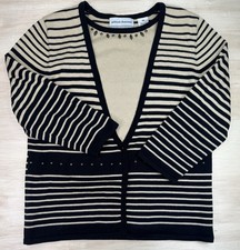 Alfred Dunner PM Pullover Cardigan Sweater Women  s Classic Business Casual VTG