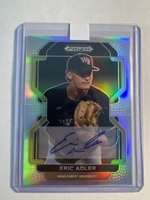 2022 Panini Prizm Draft Picks Silver Prizm Auto Eric Adler #PDP191 Auto
