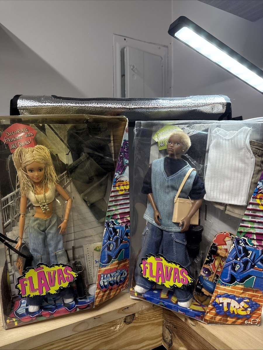 Flavas Tre, Happyd Doll W 2 Outfits, Accessories & Art Decals 2003