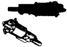 Cal Scale 190-224 HO Steam Loco Pilot Standard Two-Cylinder Style Stoke