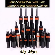 M3 - M30 Spring Plunger PJH Heavy-Duty Telescopic Spring Positioning Lock Pin