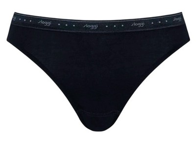 Sloggi Basic Slip 100 Tai schwarz 44 / weiß 46 Baumwolle NEU