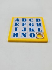 Vintage Plastic Sliding Alphabet Puzzle -Solving Game