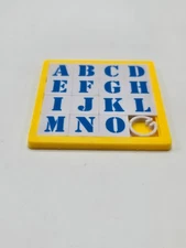 Vintage Plastic Sliding Alphabet Puzzle -Solving Game