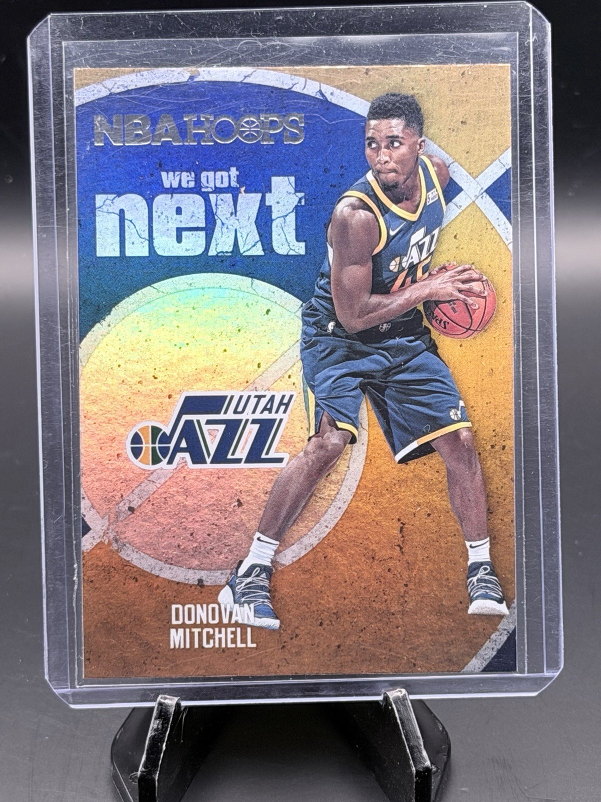 2017-18 NBA Hoops We Got Next Donovan Mitchell Rookie RC #13 Holo Jazz Cavaliers