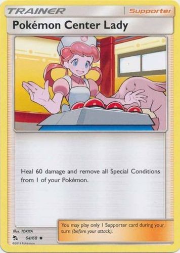 Pokemon Center Lady - 64/68 - Uncommon - Heavily Played