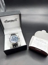 Ingersoll Armstrong I02001 Silver Blue Chronograph - 44mm - stunning