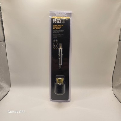 Klein Tools Stubby Screwdriver 32561 Multi-Bit Screwdriver/Nut Driver 6-In-1