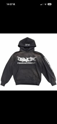 Cactus Jack Fox Racing Complex Con Exclusive Travis Scott Black Pullover Hoodie